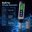 Salt Tester For Saltwater Pool  8 In 1 Multi-parameter Water Analysis ph Test   