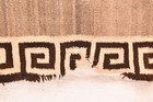 Antique Navajo Wearing Blanket Serape Native American Rug 62x41 Greek Key Vtg