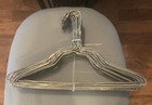 50 Strong Silver Metal Steel Wire Hangers Shirt Clothes Size 15 1 2 Inch