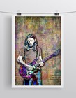 David Gilmour Of Pink Floyd 12x18in Poster 2  David Gilmour Free Shipping