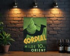 Cordial Vintage Tobacco Sign - 24 x16   60x40 Cm 