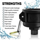 275 330 Gallon Ibc Tote Water Tank Drain Adapter 2 cam Lock For Garden Hose 3 4 