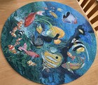 Vintage Springbok Circular Jigsaw Puzzle - Undersea Enchantment - Complete
