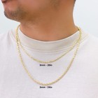10k Yellow Gold 3mm Rope Chain Laser Diamond Cut Necklace Mens Womens 16 - 30 