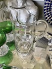 Mcm Vintage Cocktail Martini Pitcher 8 In Tall   34fl Oz Clear Glass Barware