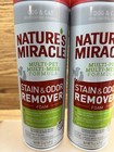2-pk Nature s Miracle Dog Cat Multi-mess Stain Odor Remover Deep Foaming Action