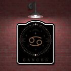 Cancer Zodiac Sign Astrology Horoscope Black Aluminum Composite Sign