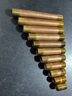 Red Brass Nipples 1 2  Threaded Full Run Close To 6 