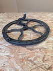 Antique 1887 Singer Treadle Sewing Machine Cabinet Base Cast Iron Fly Wheel