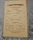         Vintage 1957 May Company Tea Room Diner Restaurant Menu Los Angeles Calif