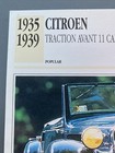Citroen Traction Avant 11 Cabriolet Automobile 1935-39 Car Ephemera Litho Photo