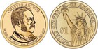 Chester Arthur Dollar Coin Bear   21 In Current Series Of 36