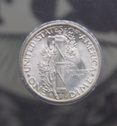 1944  s  Mercury Dime 10c Pcgs Ms64 Fb  full Bands   235 Bu Unc     rattler    ogh