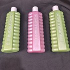 Vintage Avon Bubble Bath 16 Oz Lot Of 3 Fresh Green   Soft Pink Nos Sealed 1980s