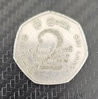 Sri Lanka  1976  Two  2  Rupee Low Mintage  Key Date Very Scarce Type 2