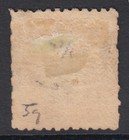 South Australia  Sg 59  10d On 9d Yellow  Perf X Roulette Blue Surcharge Used