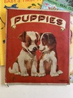 Vintage Antique Linen   Wipe Clean Children s Book Lot Of 6 Books 1940s Up