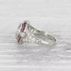 Vintage Edwardian Style Labcreated Diamond Artnouveau Engagement 14k Goldfn Ring