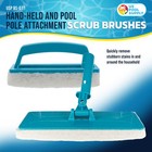 U s  Pool Supply Hand-held And Pool Pole Attachment Scrub Brushes  Scouring Pads