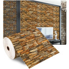 3d Wallpaper Decoration Self-adhesive Antique Foam Brick Wallpaper 