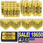 2-20pcs Powered 3 7v Rechargeable Battery Charger Lot 9800mah Batteries Us