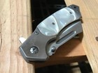 8  Spring Assisted Cleaver Pocket Folding Razor Knife Hunting Camping White