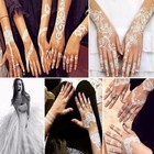 India Henna Cones Temporary Tattoo Stencils Kit For Hand Arm Body Art Decal