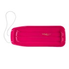 Lucky Bums Kids 48 Inch Plastic Snow Toboggan Sled With Pull Rope  Pink  3 Pack 