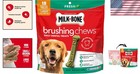 Fresh Mint Dental Chews For Dogs  Large Breed  18 Treats