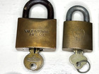 Antique Pad Lock Lot Of 8 Yale Corbin Sargent Eagle   More 4 With Key 4 No Keys