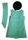 Vintage Girl Scouts Usa Uniform  Jumper  Sash   Hat  Green