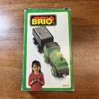 Brio 33412 Gwr Green Steam Engine   Coal Tender-vintage Wooden Railway    with Box