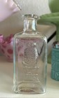 Antique Abm Owl Drug Co Clear 5    Medicine Bottle 2-wing Owl  Strong Embossment 