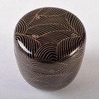 Japanese  Lacquer Natsume Tea Caddy Ceremony Container Sado W  Box By Shoun Fs