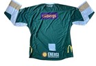 F  rjestad Bk Hockey Club  Reebok  Green Jersey  New tag  Men s Large  Damage    