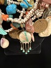 Native American Assorted Stone Charm Necklace 