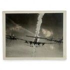 Wwii Original B-17 Aerial Combat Photo 486th Bg Bombing Me-262 Base 1945 