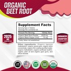 Toplux Organic Beet Root Powder Tablets - Natural Nitric Oxide Beets To Support