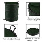Pop-up Trash Can For Mower Bag Grass Leaf Waste Bin Yard Work Garbage 44 Gallon