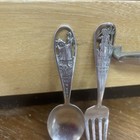 Sterling Silver Watson Bo Peep Child Fork And Spoon 