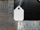 1000 Blank White Merchandise Price Tags With Strings Size  2 Retail Strung Label