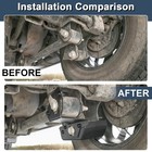 Rear Shock Skid Plate Lower Rock Armor Trailing Arm For Ford Bronco 2021-2024