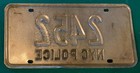 1970s 80s New York City Police Department License Plate Nypd 2452 Ny Bright Blue
