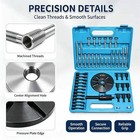 Harmonic Balancer Puller   Installer Kit Engine Tool Steel Universal