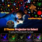 Mokoqi Super Hero Night Light For Boys   4 7 X X 4 1 Inches  Black