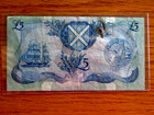 1985 Bank Of Scotland Uk   5  five  Scottish Pound Banknote B20