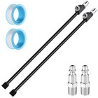 2 Pack Air Chucks For Tires  Dual Head Air Chuck  14 tire Air Chuck Set Heavy