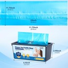 Diaper Pail Refill Bags 30 Bags Per Refill   compatible With Genie Easy Roll Si   