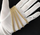 10k Real Gold Miami Cuban Link Chain Necklace And Bracelet 6 7mm Real 10k Yellow