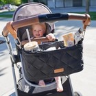 Beautiful Stroller Caddy Organizer With 2 Cup Holders     Luxury Stroller Bag U   